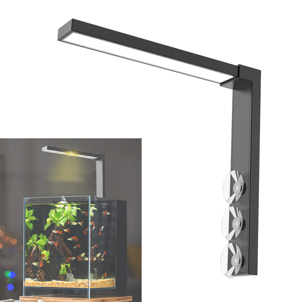 Aquarium Plant Light - ABS mangkuk ikan kecil lampu LED