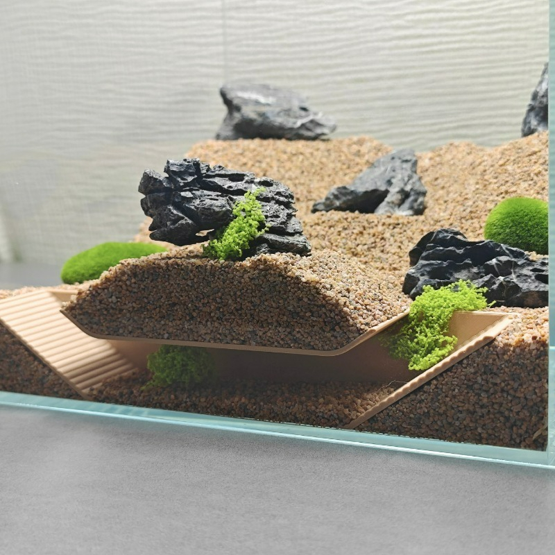 Aquarium Plant Holder - Tempat Persembunyian Akuarium, Terowongan Bertingkat Gua