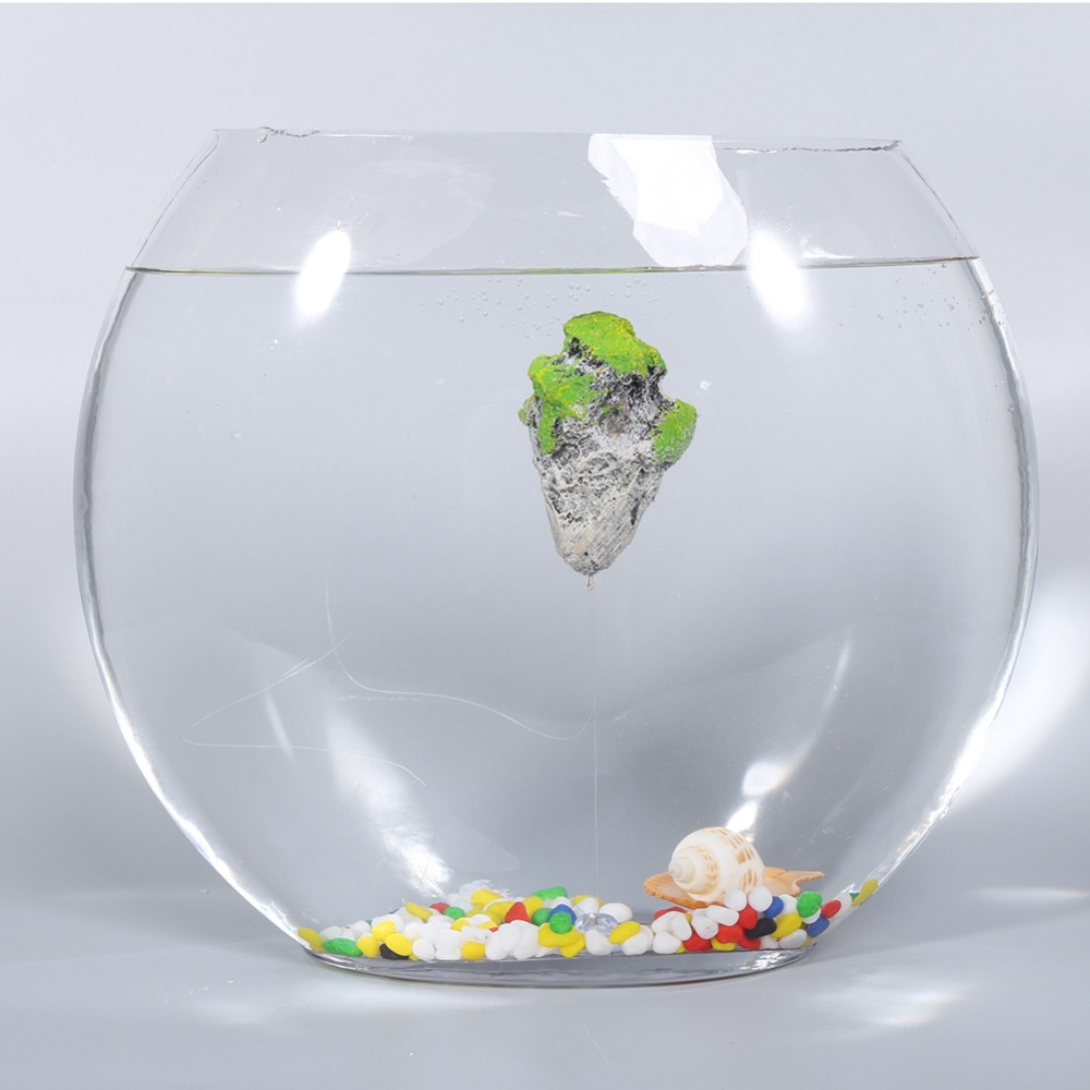 Aquarium Moss - Batu Akuarium Terapung dari Resin, Tekstur