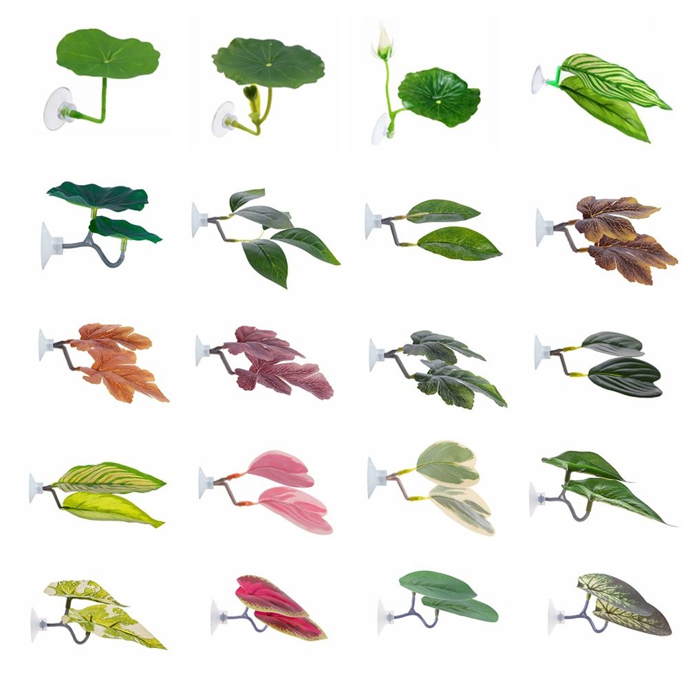 Daun Teratai Plastik untuk Ika - Aquarium Plant Holder ulasan dan harga