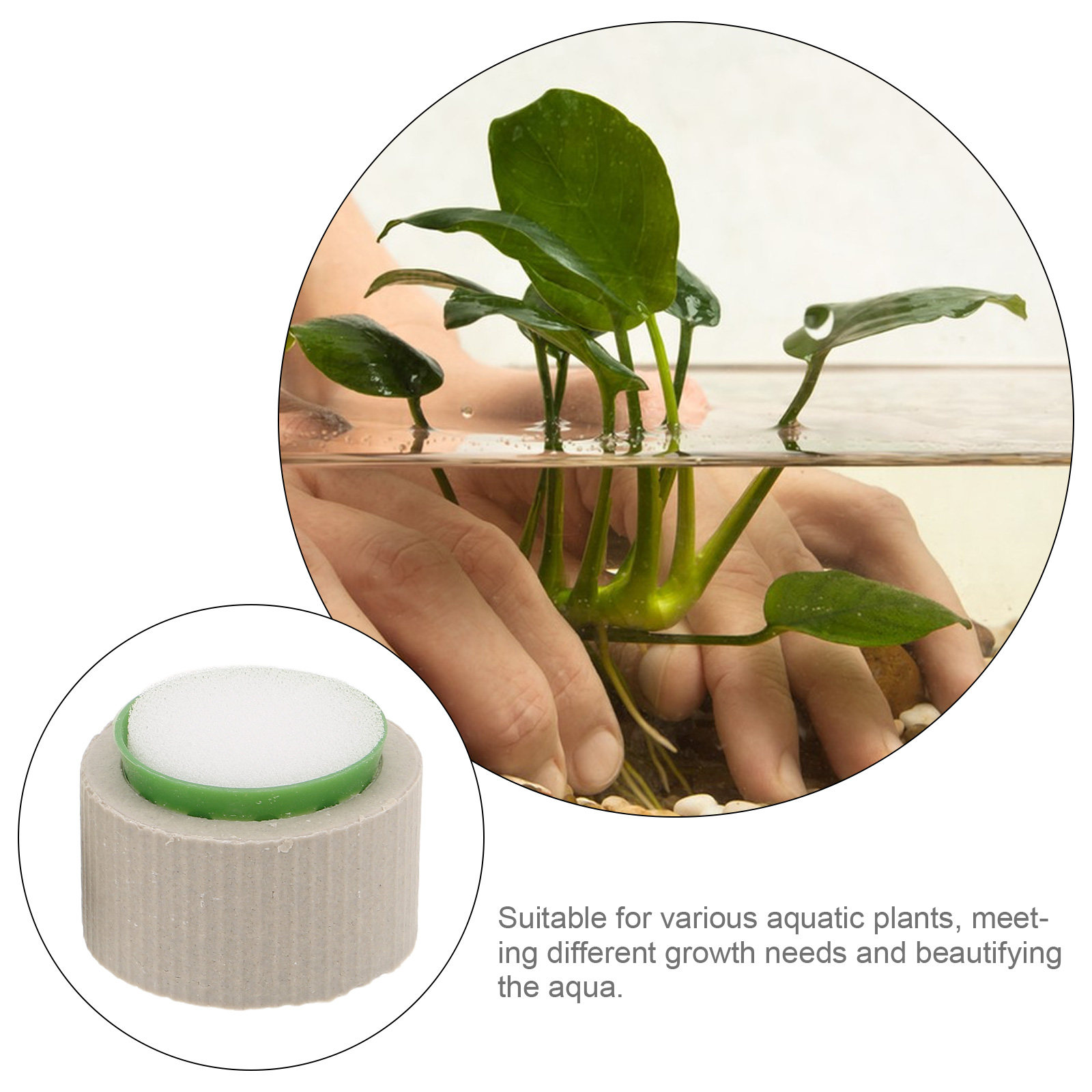 9 Buah Set Penyangga Tanaman A - Aquarium Plant Holder ulasan dan harga