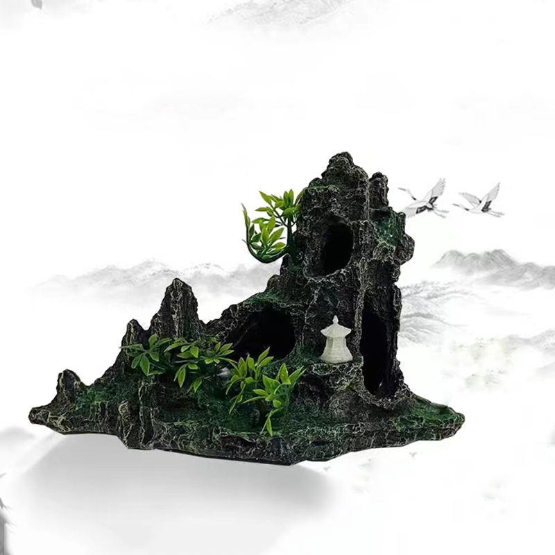 Akuarium Resin dekorasi gunung - Aquarium Plant Substrate ulasan dan harga