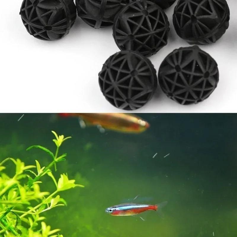 50 Buah Bola Filter Bio Akuari - Aquarium Planted Tank Filter ulasan dan harga