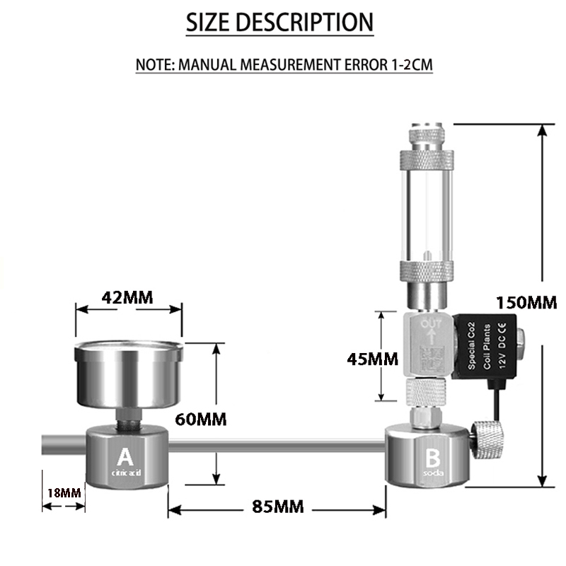 Kit Sistem Generator CO2 DIY u - Aquarium Liquid Carbon ulasan dan harga
