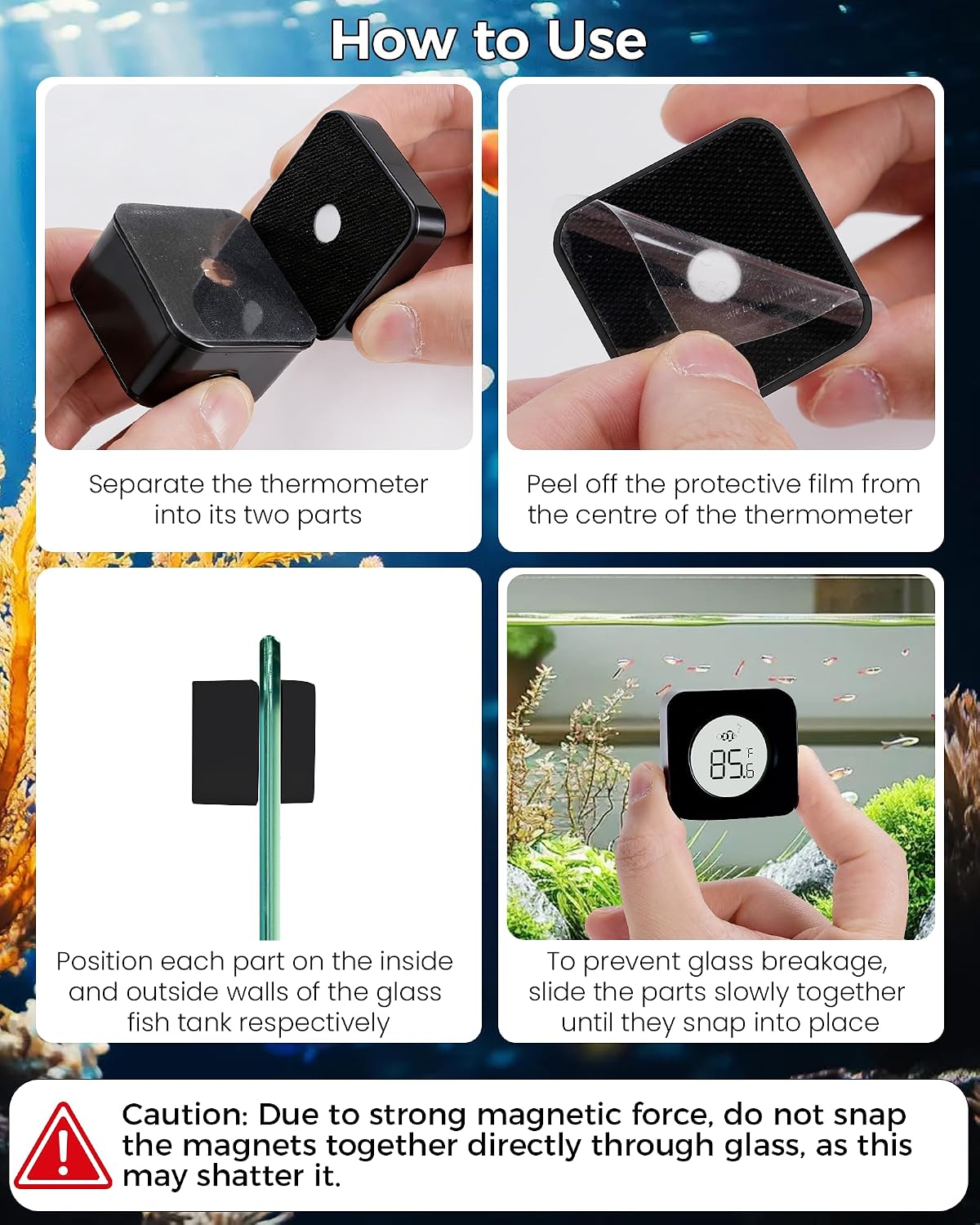 Pembersih Akuarium Magnetik de - Planted Aquarium Cleaning ulasan dan harga