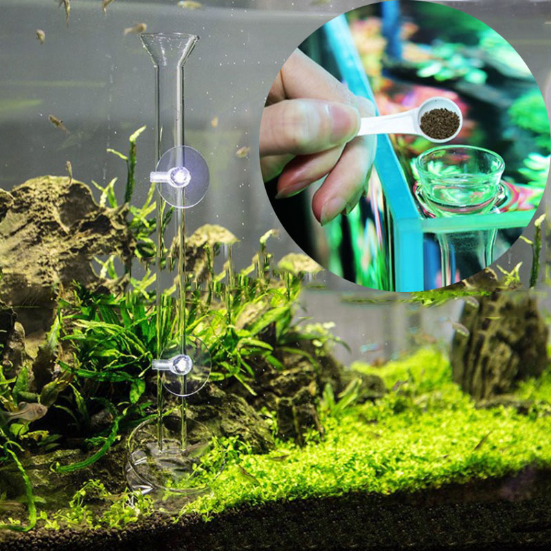 Kaca Akuarium Pengumpan Tabung - Aquarium Fertilizer ulasan dan harga