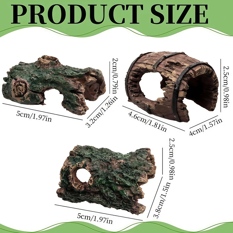 3 Buah Ornamen Dekorasi Resin  - Aquarium Plant Substrate ulasan dan harga
