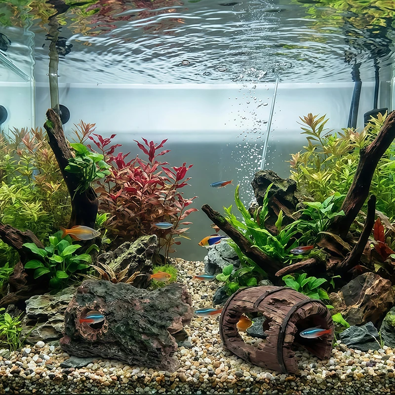 3 Buah Ornamen Dekorasi Resin  - Aquarium Plant Substrate ulasan dan harga