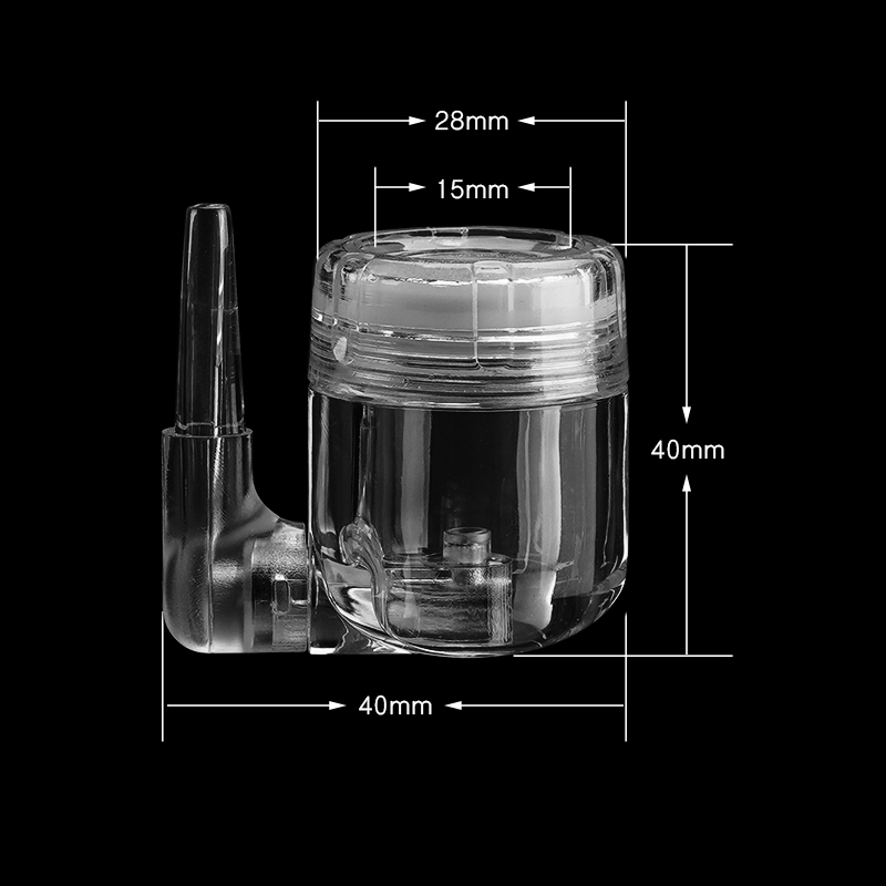 Reaktor Gelembung Tangki Kaca  - Live Plant Aquarium ulasan dan harga