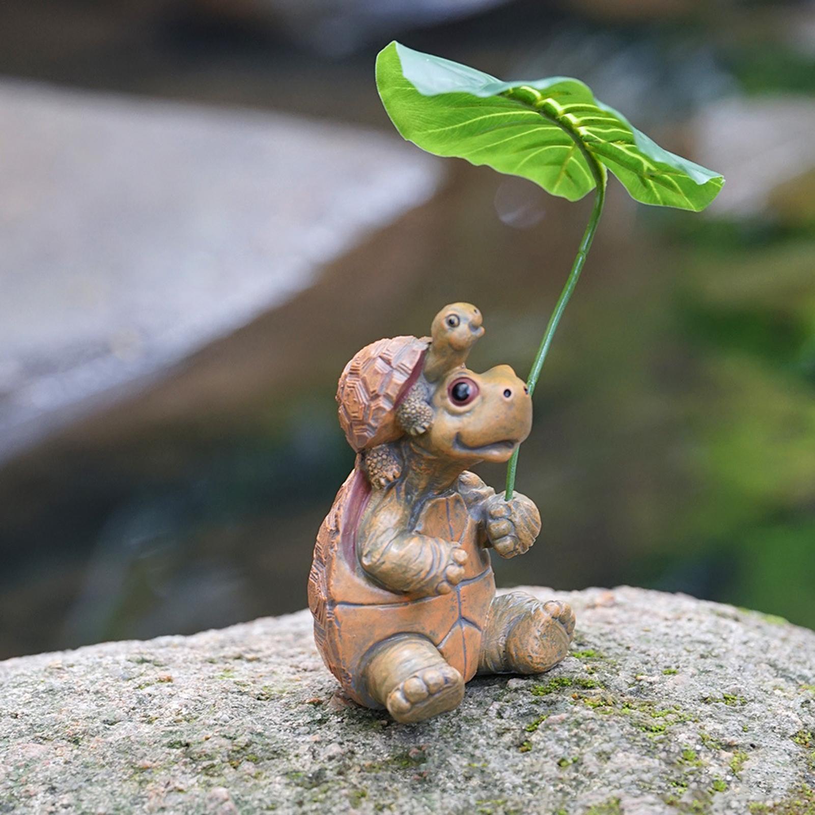 Patung Kura-kura Dekorasi Akua - Plant Aquarium Pot ulasan dan harga