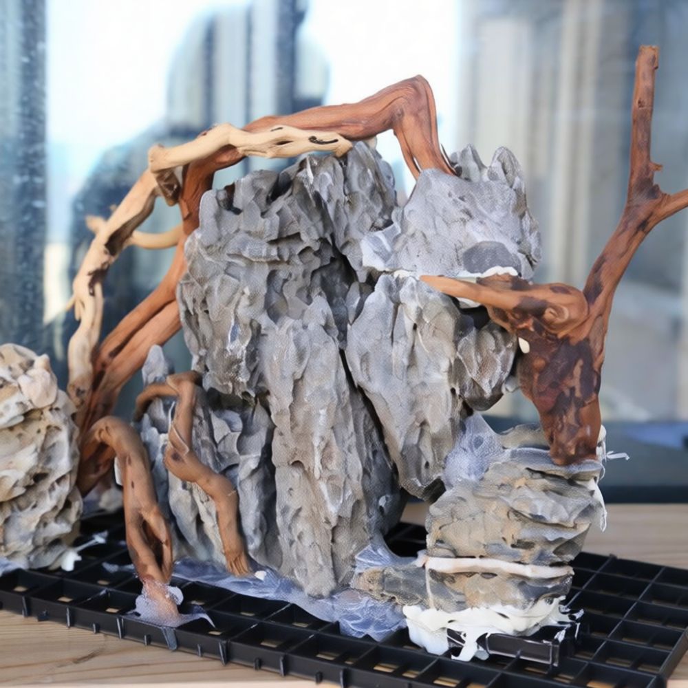 Ornamen Akar Kayu Laut Buatan  - Aquarium Driftwood ulasan dan harga
