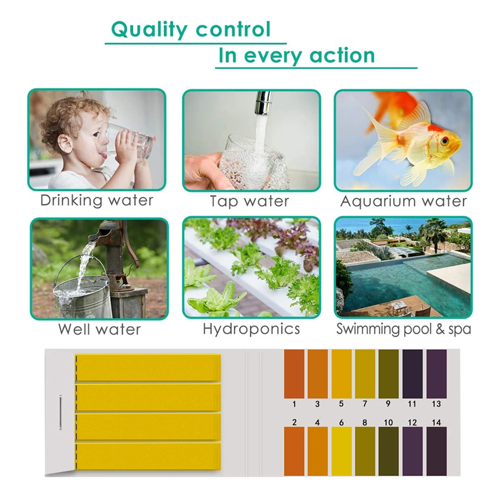 80-400 Buah Strip Uji PH untuk - Aquarium Plant Substrate ulasan dan harga